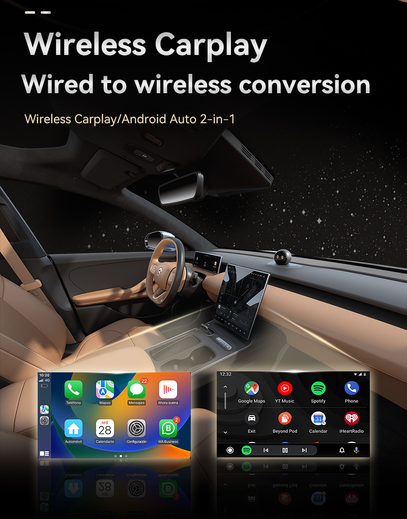 2in1 Wireless CarPlay Dongle S - огляд і ціна Smart Home Iot