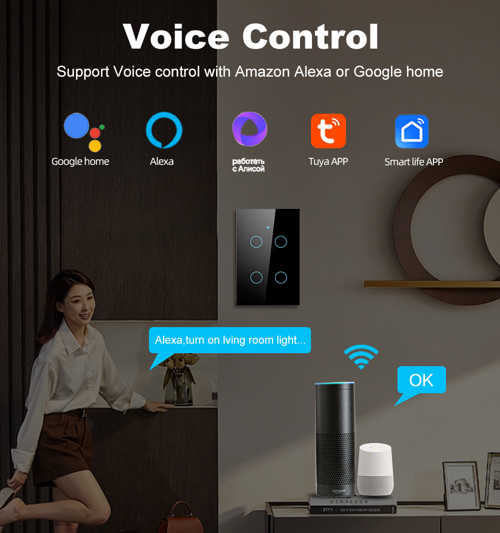 Smart Life Wifi+Bluetooth Touc - огляд і ціна Tuya Wifi Socket