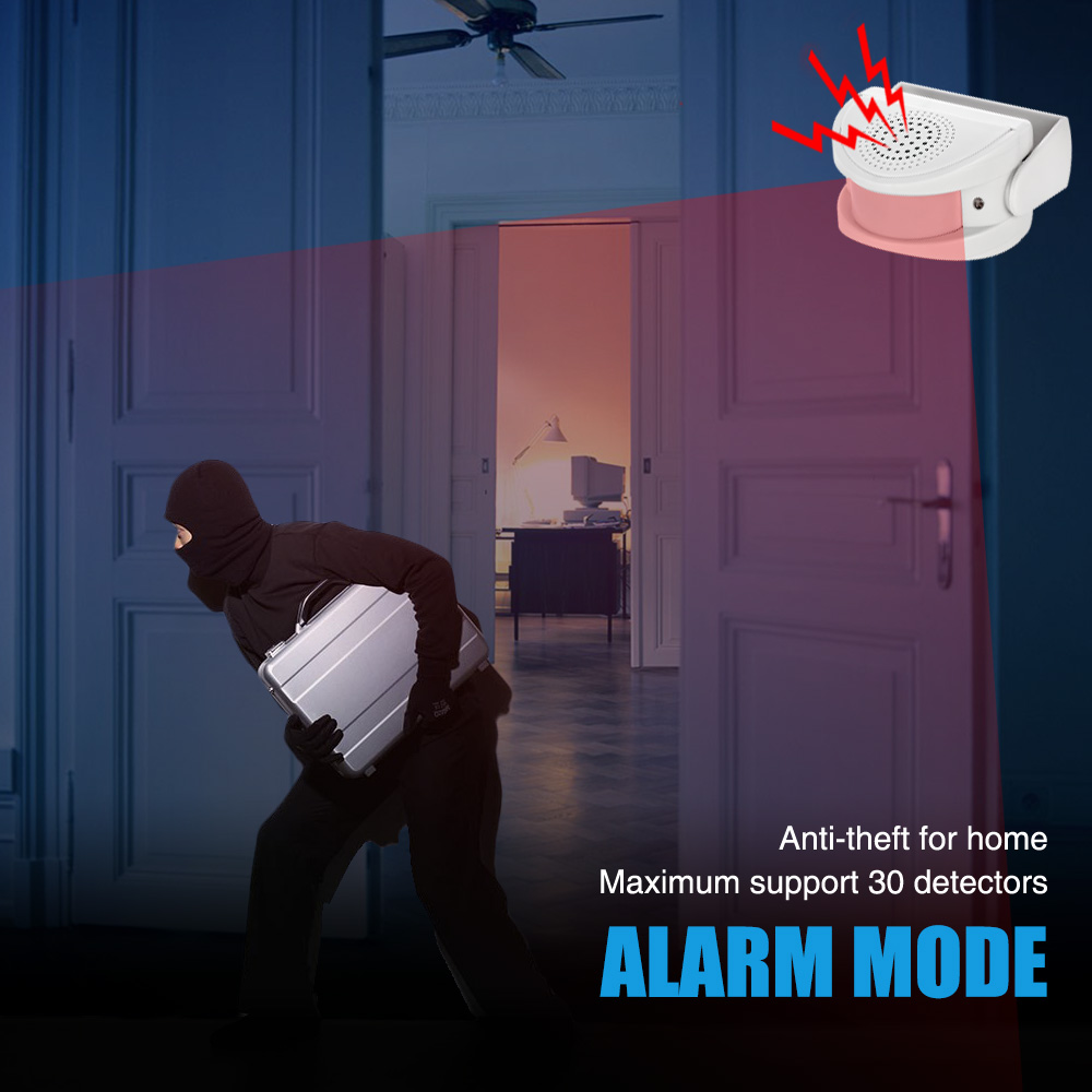 32 Songs Welcome Infrared Chim - огляд і ціна Wireless Door Sensor