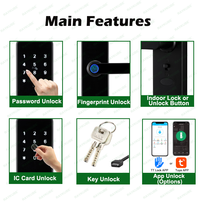 RAYKUBE K8 Smart Door Lock TTl - огляд і ціна Smart Home Imou