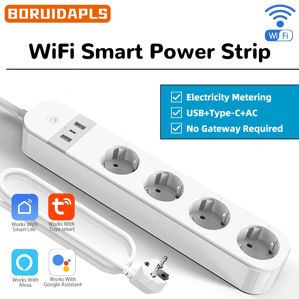 BORUIDAPLS EU Plug WiFi Smart  - огляд і ціна Smart Home Elements