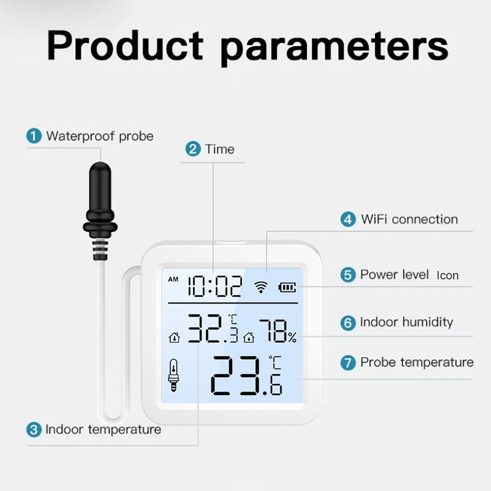 WiFi Humidity Temperature Sens - огляд і ціна Smart Home App