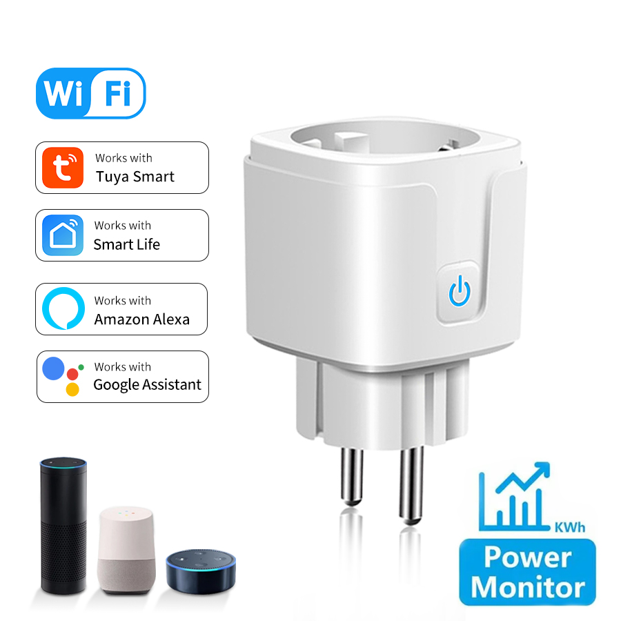 Tuya Smart Socket EU 16A AC100 - огляд і ціна Smart Home Elements