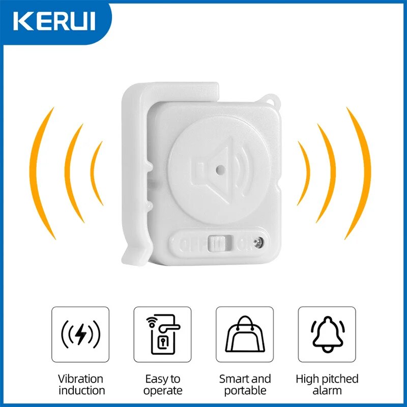 KERUI Wireless Vibration Alarm - огляд і ціна Wireless Door Sensor