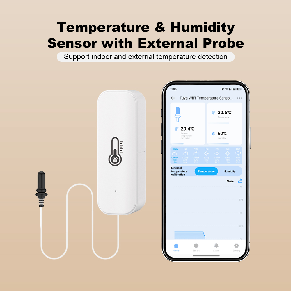 2026 New Tuya WiFi Humidity Te - огляд і ціна Smart Home App